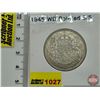 Image 1 : Canada Fifty Cent 1945 (Consignor Tag: WD Pointed 5/5)