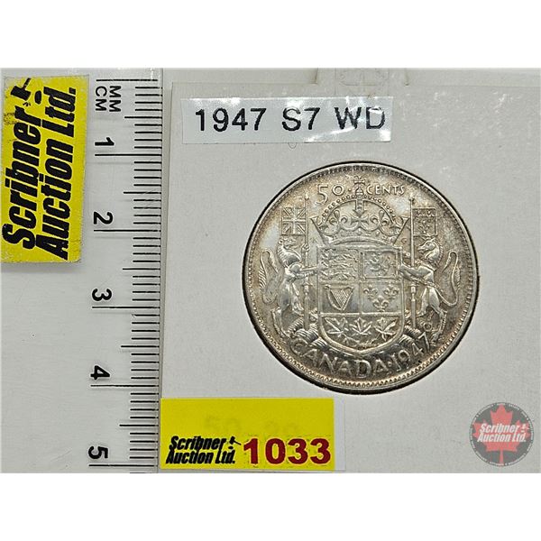 Canada Fifty Cent 1947 (Consignor Tag: S7 WD)