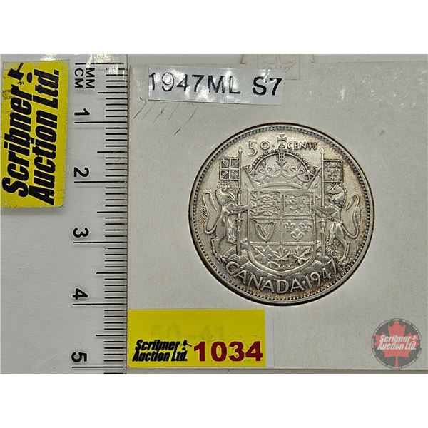 Canada Fifty Cent 1947ML (Consignor Tag: S7)