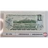 Image 6 : Canada $1 Bills 1973 (2 Consecutive) : Crow/Bouey #AME8995925-5926