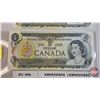 Image 3 : Canada $1 Bills 1973 (2 Consecutive) : Crow/Bouey #AMH6501859-1860