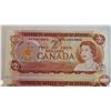 Image 2 : Canada $2 Bills 1974 (2 Consecutive) : Crow/Bouey #AGZ4910893-894