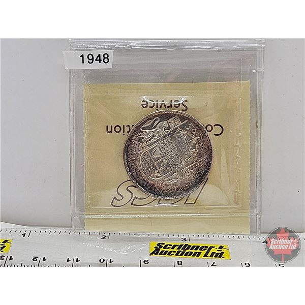Canada Fifty Cent 1948 (ICCS Cert : VF-30)