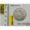 Image 1 : Canada Fifty Cent 1950 (Consignor Tag: No Des : Die Cracks)