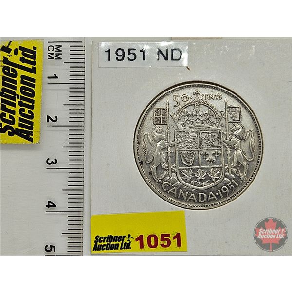 Canada Fifty Cent 1951 (Consignor Tag: ND)