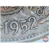 Image 3 : Canada Fifty Cent 1952 (Consignor Tag: WD : Die Crack : Rim to Hoof)