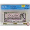 Image 1 : Canada $10 Bill 1954 : Beattie/Rasminsky #JV6325599 (CCCS Cert: EF-40 Extra Fine : 2 Tears)
