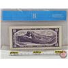Image 4 : Canada $10 Bill 1954 : Beattie/Rasminsky #JV6325599 (CCCS Cert: EF-40 Extra Fine : 2 Tears)