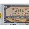 Image 2 : Canada $50 Bill 1954 : Beattie/Coyne #AH8665501