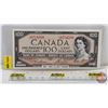 Image 1 : Canada $100 Bill 1954 : Lawson/Bouey #CJ0714599