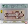 Image 1 : Canada $2 Bill 1986 "X" Replacement : Thiessen/Crow #ARX1878159 (CCC Cert : Gem Uncirculated 65)