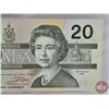 Image 3 : Canada $20 Bill 1991 "X" Replacement : Thiessen/Crow #EIX1261302 (CCC Cert : Gem Uncirculated 65) (C