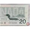 Image 6 : Canada $20 Bill 1991 "X" Replacement : Thiessen/Crow #EIX1261302 (CCC Cert : Gem Uncirculated 65) (C