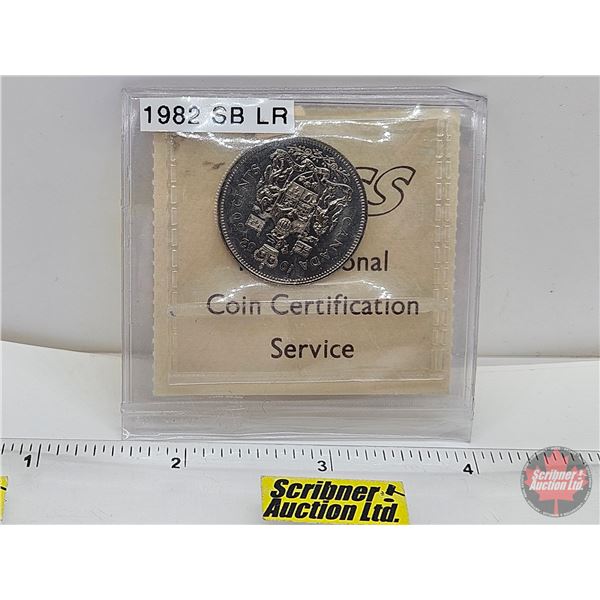 Canada Fifty Cent 1982 : SmBds; Type 2 (ICCS Cert : MS-63) (Consignor Tag: SB LR)