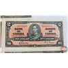Image 5 : Bank of Canada $2 Bills 1937 (5): - Gordon/Towers #MB6857947 - Gordon/Towers #MB6871786 - Gordon/Tow