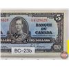 Image 3 : Bank of Canada $5 Bill 1937 : Gordon/Towers #CC4728628