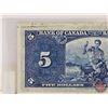 Image 4 : Bank of Canada $5 Bill 1937 : Gordon/Towers #CC4728628