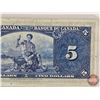 Image 5 : Bank of Canada $5 Bill 1937 : Gordon/Towers #CC4728628