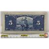 Image 6 : Bank of Canada $5 Bill 1937 : Gordon/Towers #CC4728628