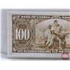 Image 5 : Bank of Canada $100 Bill 1937 : Coyne/Towers #BJ4263541