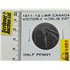 Image 1 : Lower Canada Half Penny 1811-1813