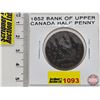 Image 1 : Bank of Upper Canada 1852 Half Penny