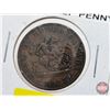 Image 2 : Bank of Upper Canada 1857 Half Penny