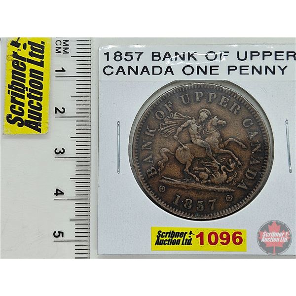Bank of Upper Canada 1857 One Penny