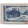 Image 5 : Canada $5 Bill 1954 *Replacement : Beattie/Rasminsky # *SS0085503