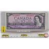 Image 1 : Canada $10 Bill 1954 *Replacement : Beattie/Rasminsky # *BD1129937