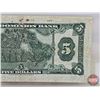 Image 5 : The Dominion Bank $5 Bill : 1935 Toronto #1098805