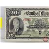 Image 2 : Bank of Montreal $20 Bill 1938 : #29734