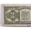 Image 4 : Dominion of Canada $2 Bill 1923 : Campbell/Clark #W-992159 (Black Seal)
