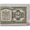 Image 5 : Dominion of Canada $2 Bill 1923 : Campbell/Clark #W-992159 (Black Seal)