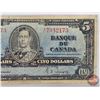 Image 3 : Bank of Canada $5 Bill 1937 : Osbourne/Towers #AC7342173