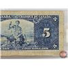 Image 5 : Bank of Canada $5 Bill 1937 : Osbourne/Towers #AC7342173