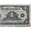 Image 3 : Bank of Canada $1 Bill 1935 : Osbourne/Towers #A4732452