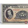 Image 2 : Bank of Canada $5 Bill 1935 : Osbourne/Towers #A343334
