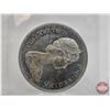 Image 3 : Canada One Dollar 1965 : Type V ; Heavy Cameo (ICCS Cert : MS-62)