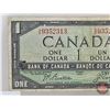 Image 3 : Canada $1 Bill 1954DF "Devil's Face" : Beattie/Coyne #SA9352313