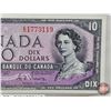 Image 2 : Canada $10 Bill 1954DF "Devil's Face" : Coyne/Towers #ED1773119