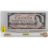 Image 1 : Canada $100 Bill 1954DF "Devil's Face" : Beattie/Coyne #AJ1893924