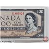 Image 2 : Canada $100 Bill 1954DF "Devil's Face" : Beattie/Coyne #AJ1893924