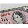 Image 4 : Canada $1000 Bill 1954DF "Devil's Face" : Coyne/Towers #AK0018860 (CCCS Cert : VF-20 Very Fine : Wri