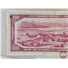 Image 6 : Canada $1000 Bill 1954DF "Devil's Face" : Coyne/Towers #AK0018860 (CCCS Cert : VF-20 Very Fine : Wri