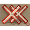 Image 1 : Reflective Aluminum Railroad Crossing Signs (2) (Measures : 48"H x 48"W)