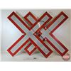 Image 2 : Reflective Aluminum Railroad Crossing Signs (2) (Measures : 48"H x 48"W)