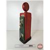 Image 3 : Novelty Gas Pump Clock & Miniature Cabinet  (Measures : 24"H x 8"W x 6"D)