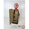Image 6 : Novelty Gas Pump Clock & Miniature Cabinet  (Measures : 24"H x 8"W x 6"D)