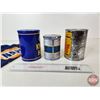 Image 4 : Collector Tin Trio : Surfco Coin Bank, NAPA Coin Bank w/Rag and Camel Lights Keg  (Largest Measures